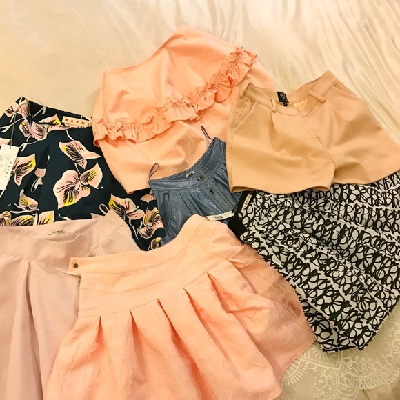 Alexander McQueen McQ light pink wool shorts size 38 - Picture 5 of 6